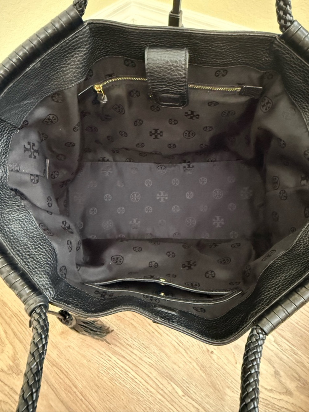 Tory Burch Taylor Tassel Tote - Picture 10 of 13